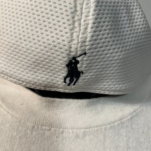 NWOT Polo Sport Ralph Lauren White w Logo Adult Cap Hat SZ Med/Lrg - RARE! - Picture 4 of 9